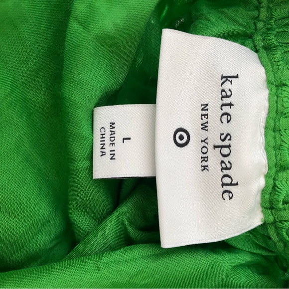 kate spade New York x Target- Women's Eyelet Volume Midi Skirt Green - Picture 6 of 8